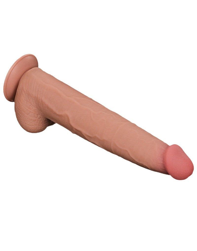5: LoveToy - Sliding Skin Dildo 34 cm - Nude