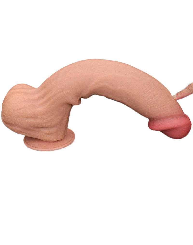 11: LoveToy - Sliding Skin Dildo 36 cm - Nude