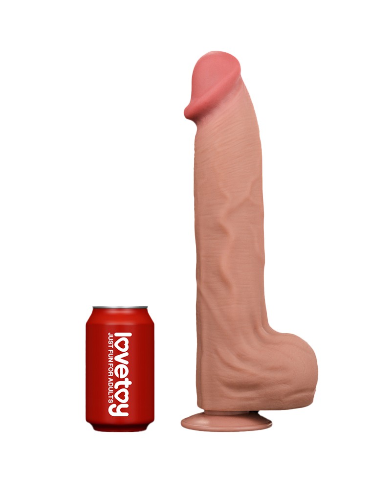 15: LoveToy - Sliding Skin Dildo 36 cm - Nude