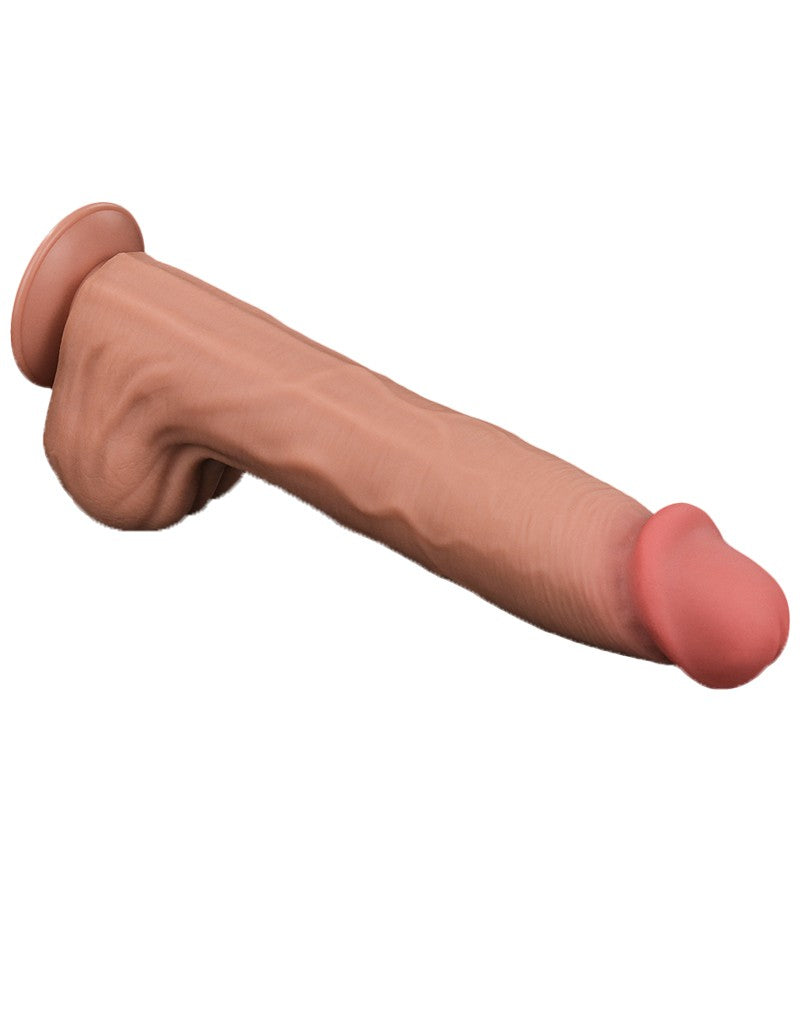 6: LoveToy - Sliding Skin Dildo 36 cm - Nude
