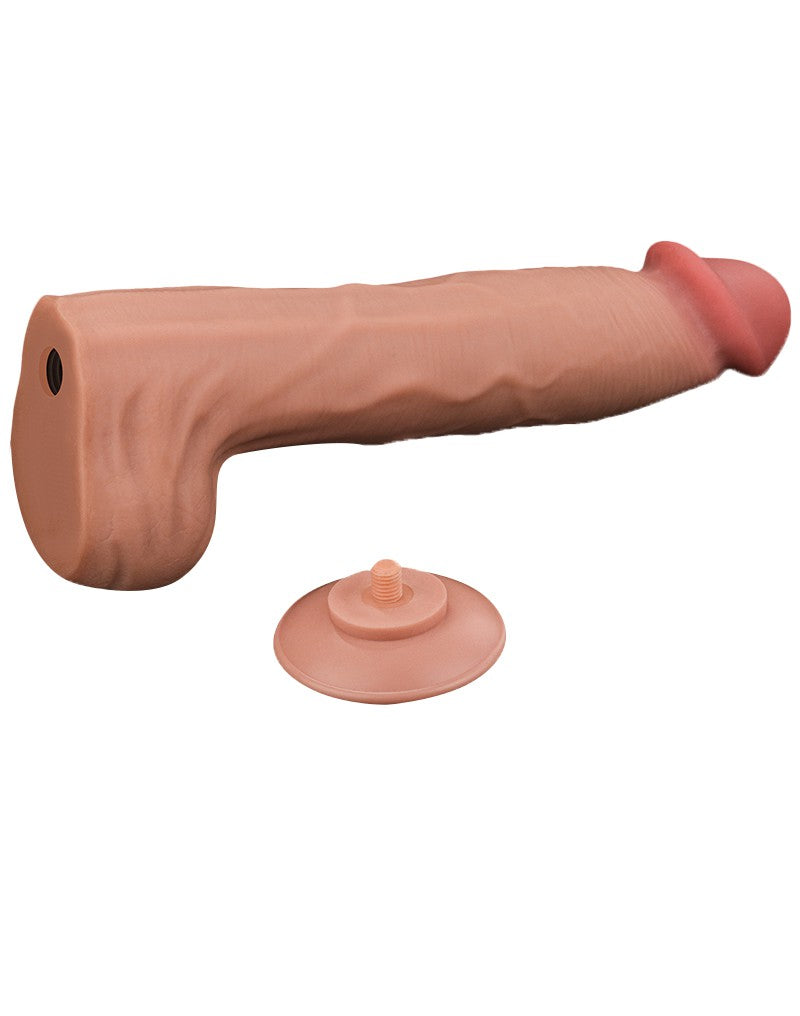 8: LoveToy - Sliding Skin Dildo 36 cm - Nude