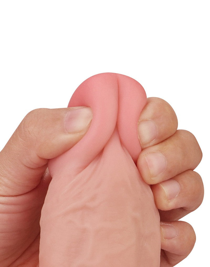 6: LoveToy - Sliding Skin Dildo 9.0" / 23 cm (Ø 4 CM) - Nude