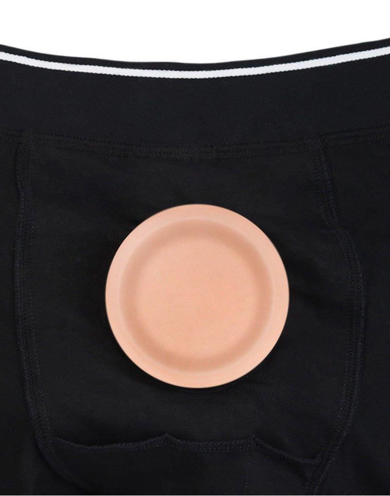 LoveToy - Unisex Strap-On Shorts Größe M - Schwarz