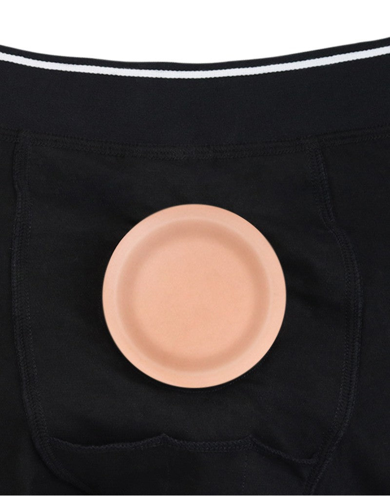 LoveToy - Unisex Strap-On Shorts Größe S - Schwarz