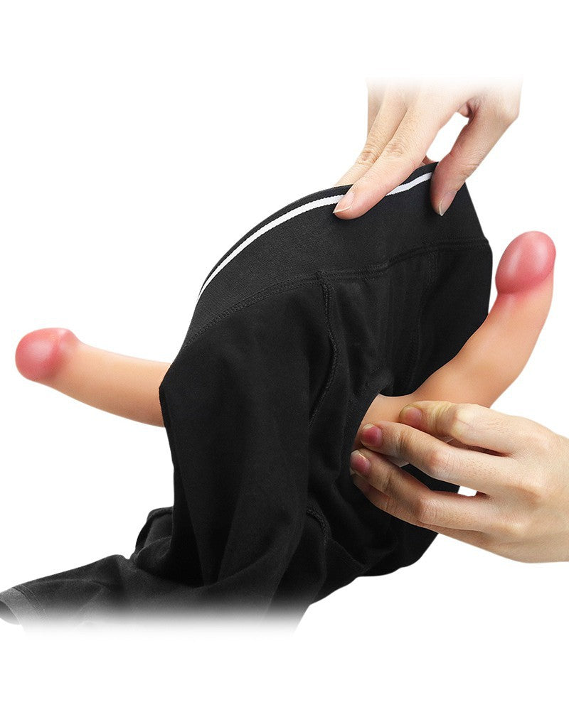 LoveToy - Unisex Strap-On Shorts Größe S - Schwarz