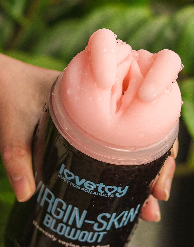 9: LoveToy - Virgin-Skin Blowout Double Side Stroker - Vagina and Anus