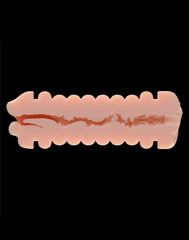 5: LoveToy - Virgin-Skin Blowout Double Side Stroker - Vagina and Mouth