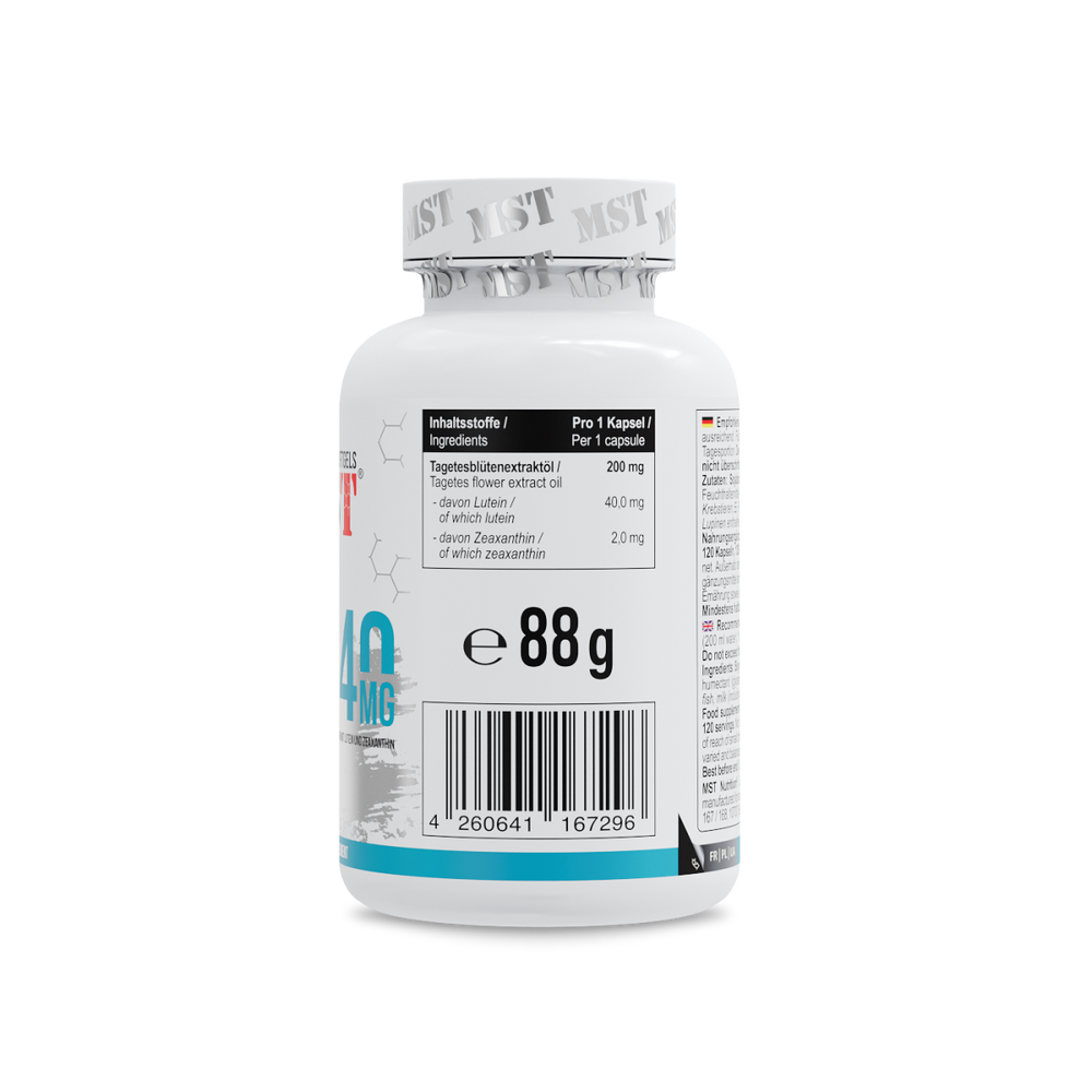 Lutein 40 mg + Zeaxanthin 120 Softgels