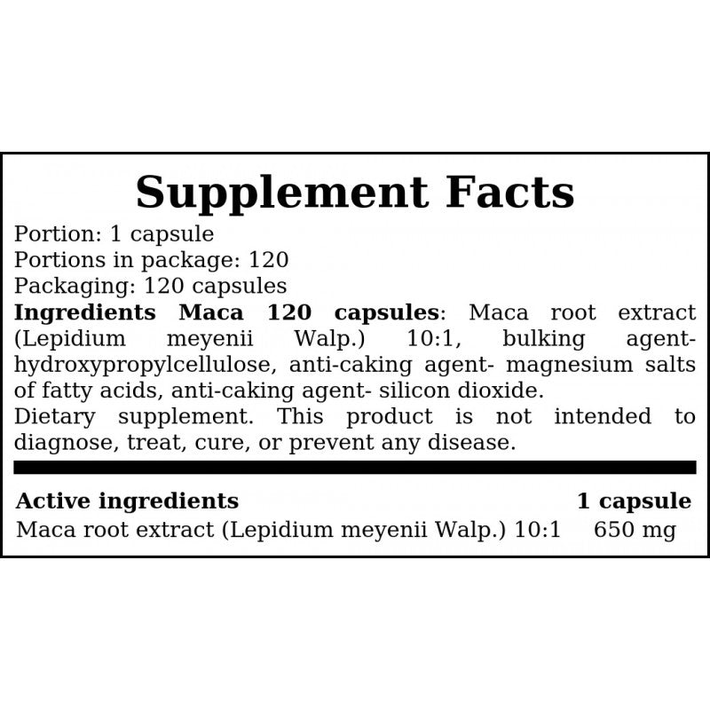 Maca - 120caps.