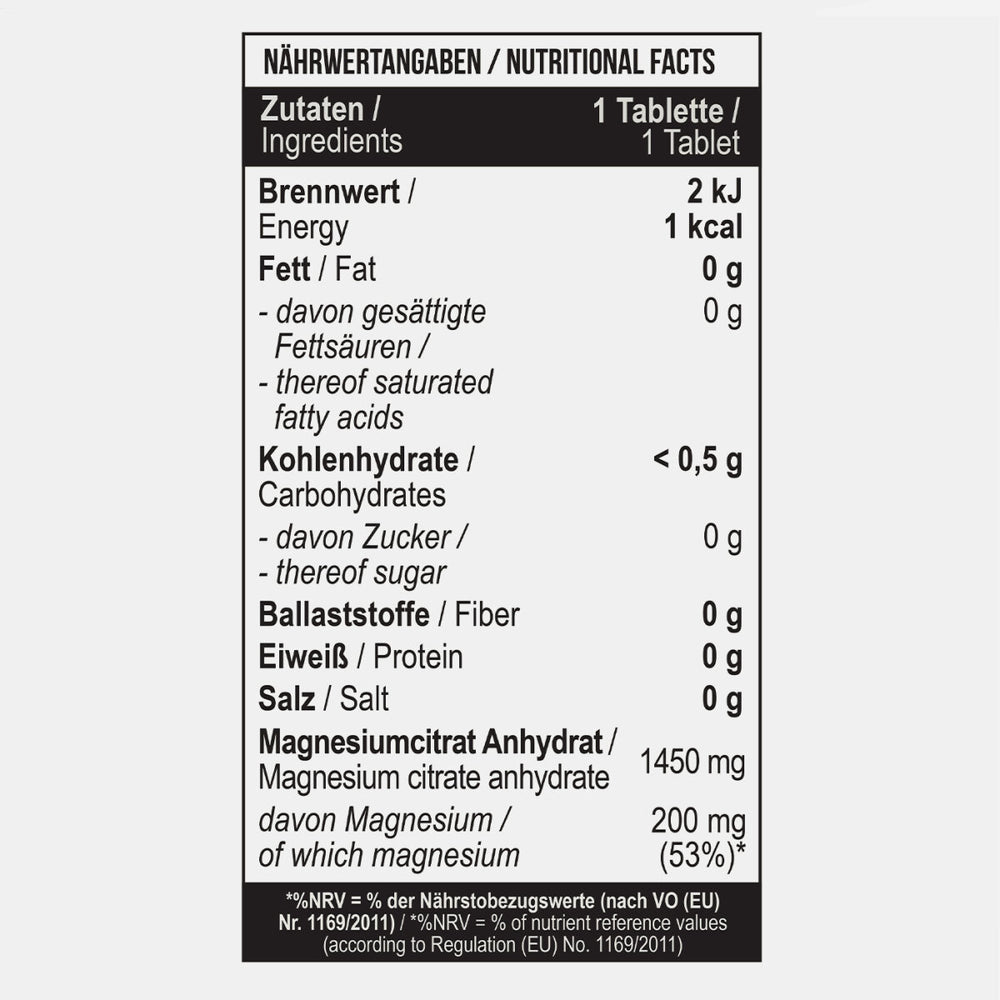 Magnesium Citrat 200 mg 90 Tabletten