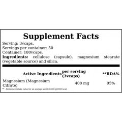 Magnesium Citrate - 180softgels x12