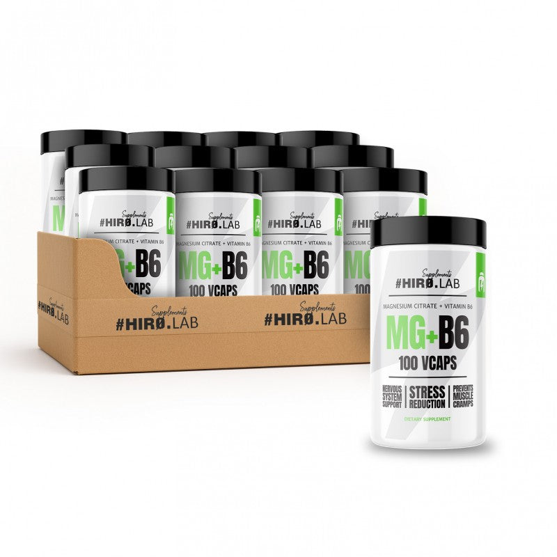 Magnesium Citrate + Vitamin B6 - 100 vcaps. x24
