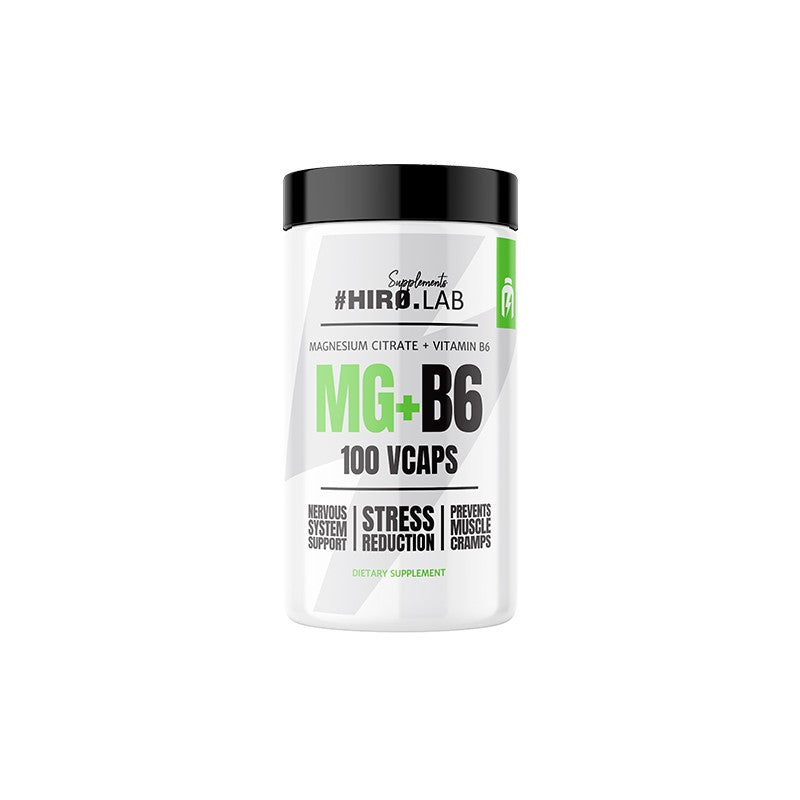 Magnesium Citrate + Vitamin B6 - 100 vcaps.