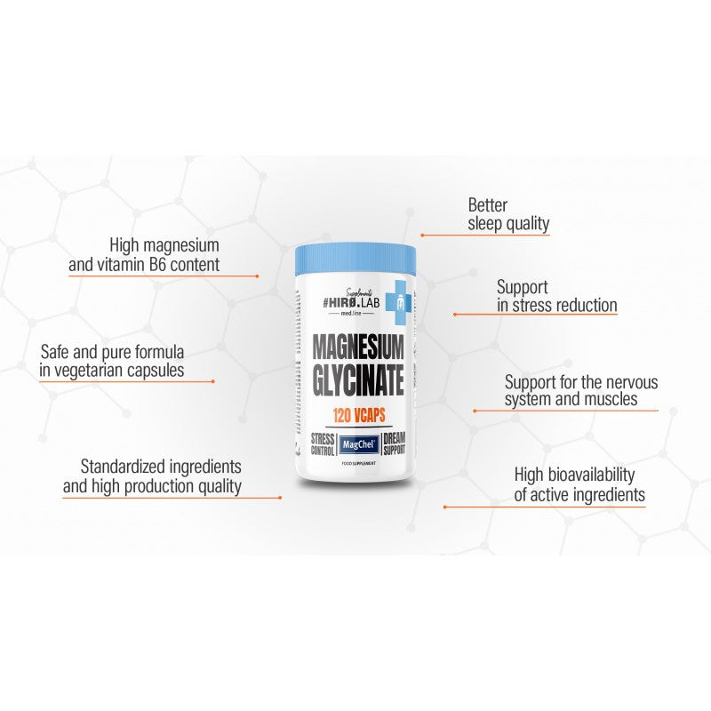 Magnesium Glycinate - 120vcaps. x24