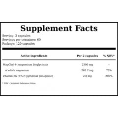 Magnesium Glycinate - 120vcaps.