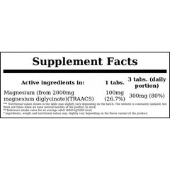 Magnesium Glycinate - 180tabs. x12