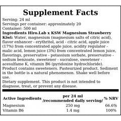 Magnesium KSW - 500ml - Strawberry Kiwi