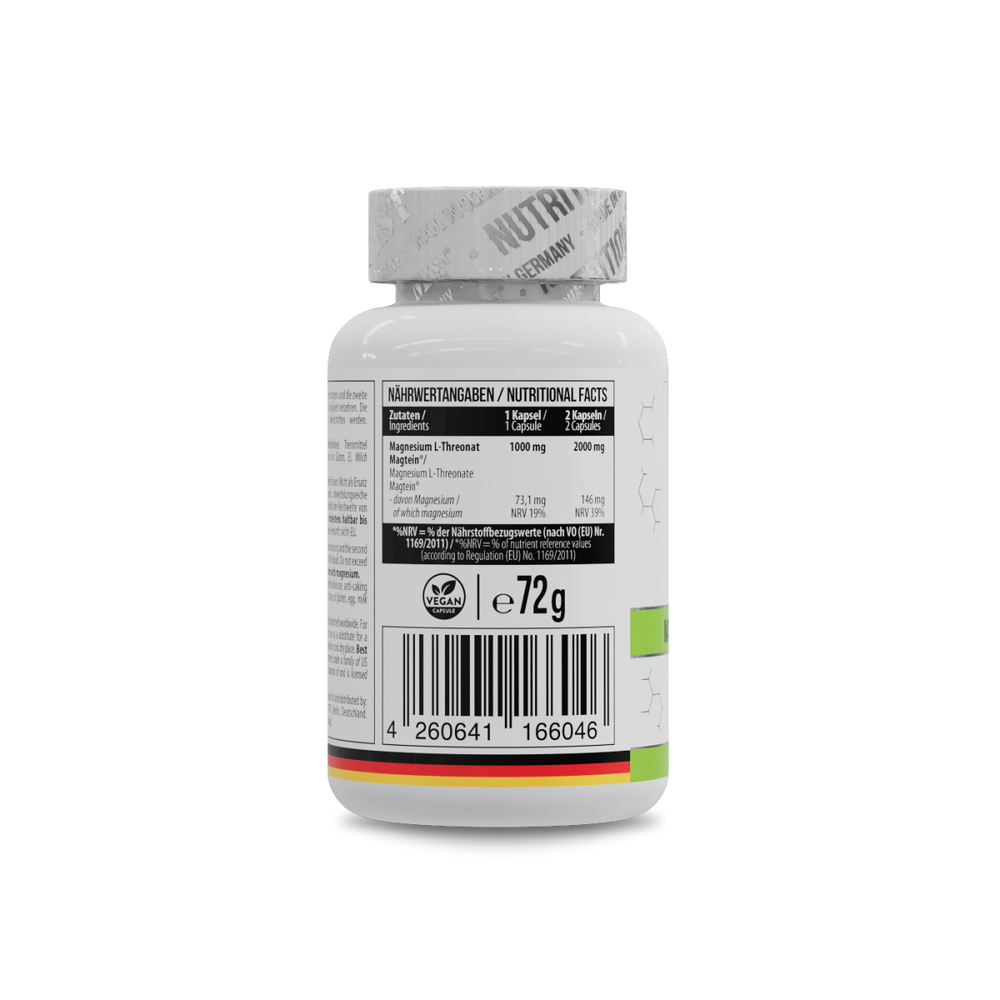 Magtein® Magnesium L-Threonate 1000 mg 60 Kapseln