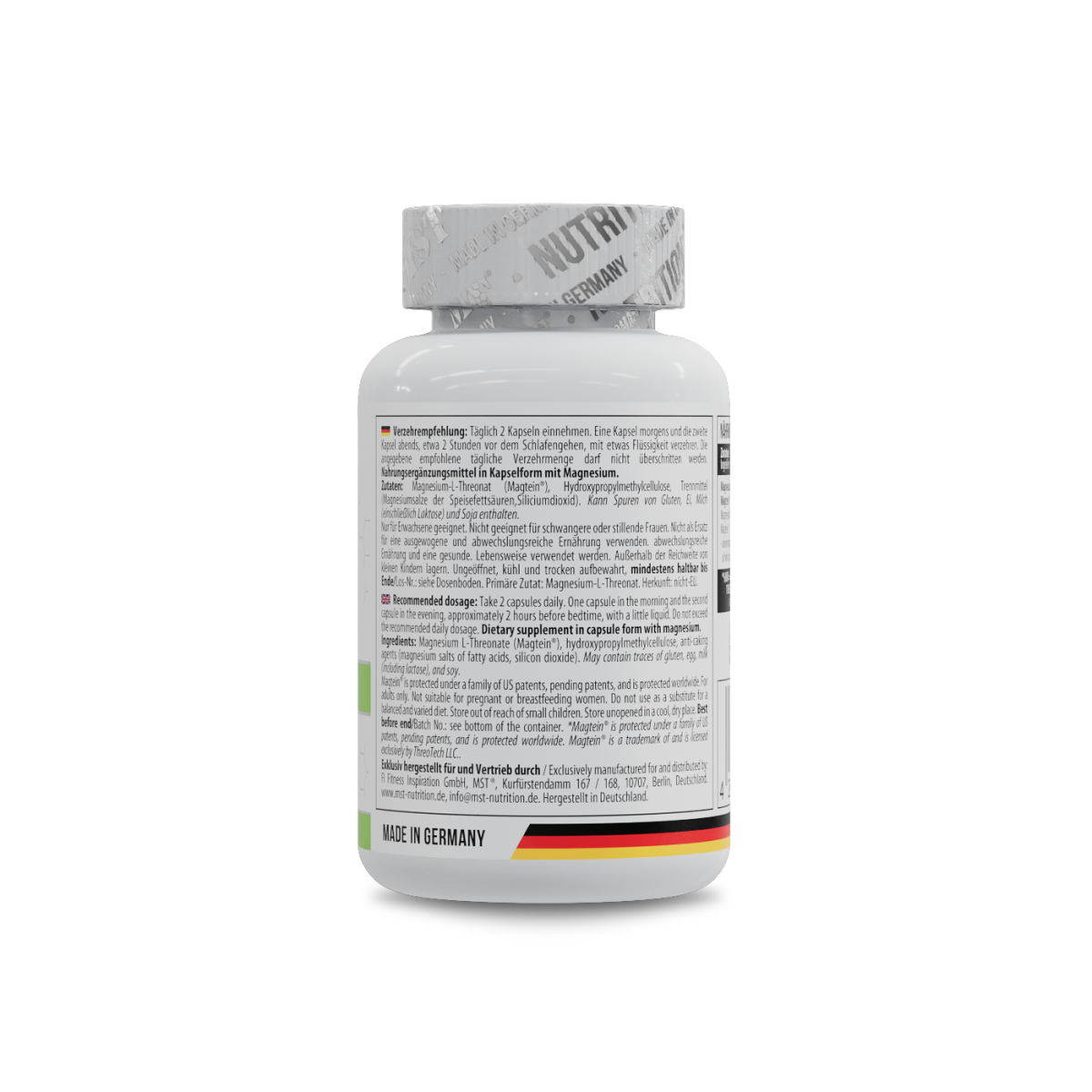 Magtein® Magnesium L-Threonate 1000 mg 60 Kapseln