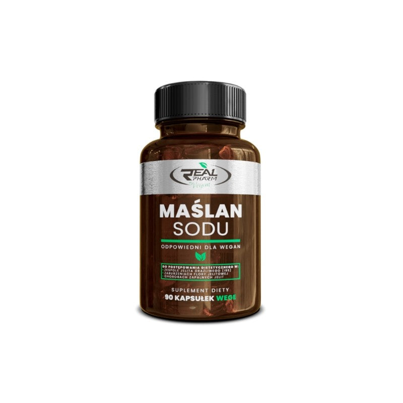 Maślan Sodu 600mg - 90vcaps.