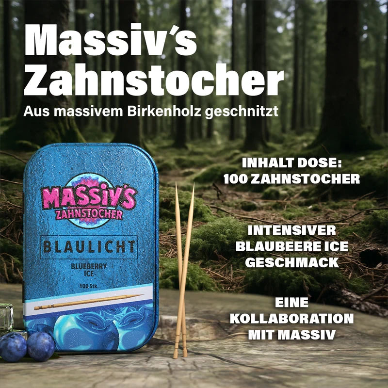 Massivs Zahnstocher - Blueberry Ice