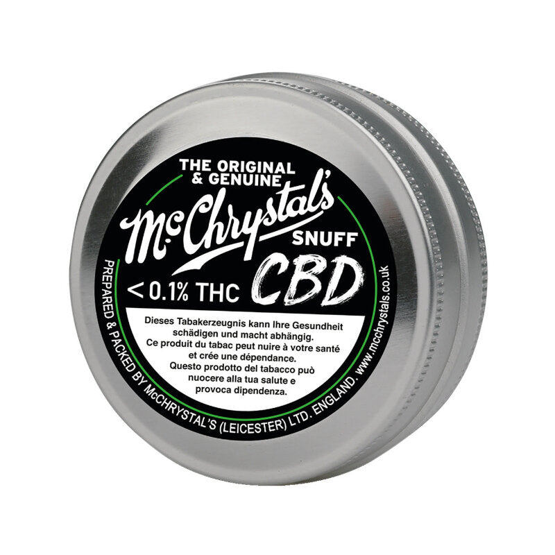 Mc Chrystal`s - CBD Snuff - Display - 12 x 8.75g