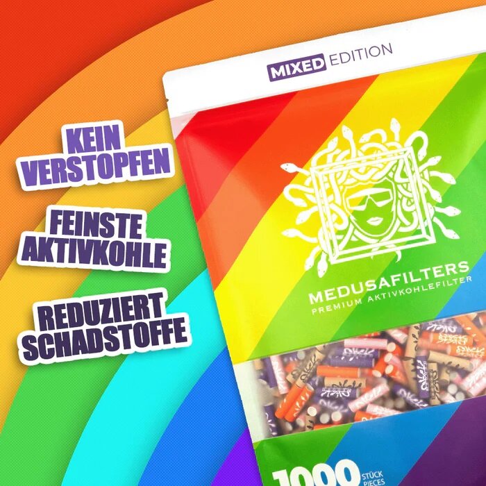 MedusaFilters - 1000er Pack - MIXED