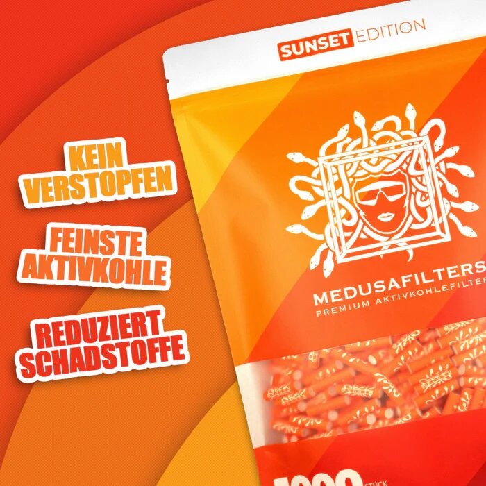 MedusaFilters - 1000er Pack - SUNSET