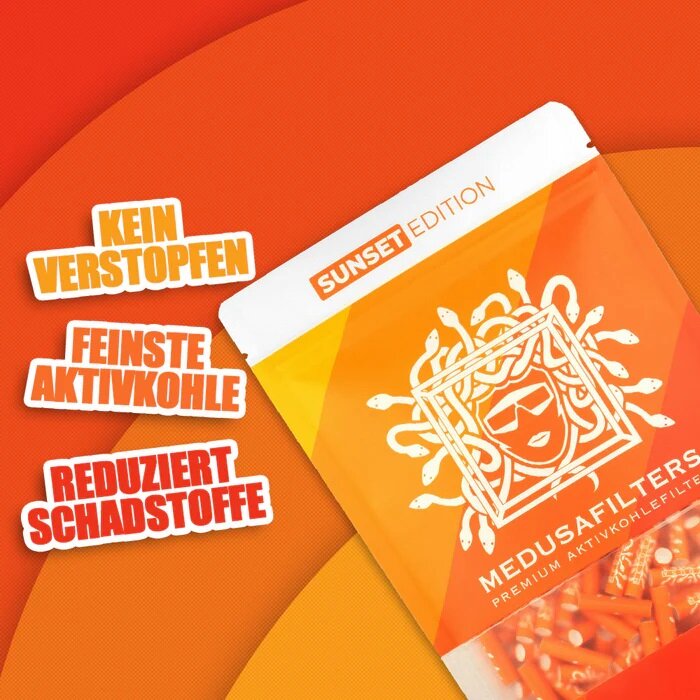 MedusaFilters - 250er Pack - SUNSET