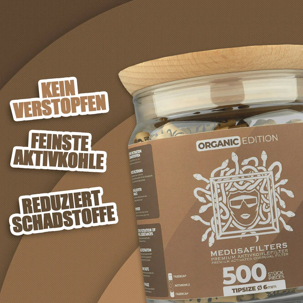 MedusaFilters - 500er Glas - ORGANIC