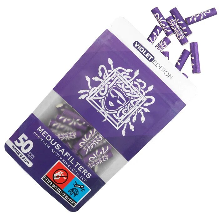 MedusaFilters - 50er Pack - VIOLET