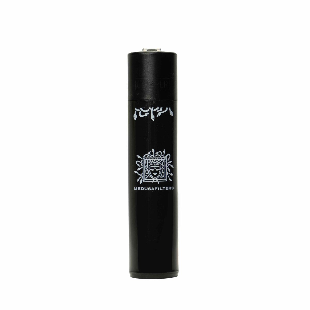 MedusaFilters - Clipper Feuerzeug - Black Edition - 48 Stück