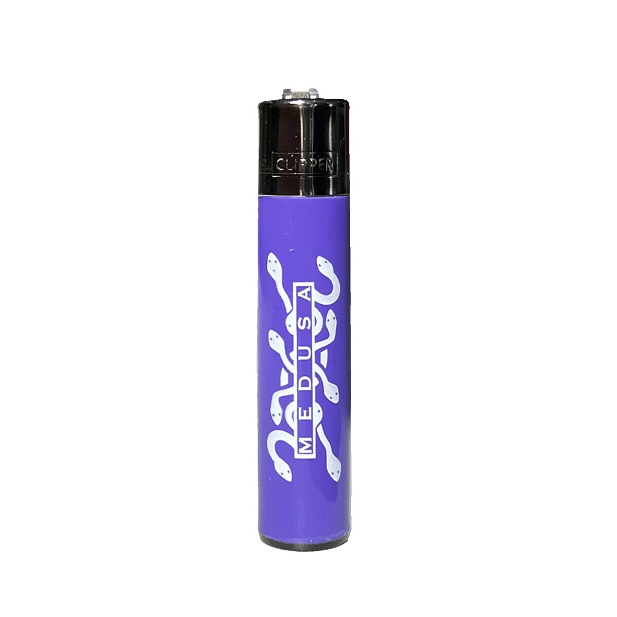 MedusaFilters - Clipper Feuerzeug - Violet Edition - 48 Stück