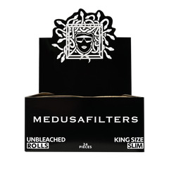 MedusaFilters - Medusa Rolls - King Size Slim - 5 Meter - unbleached - Display - 24 Stück