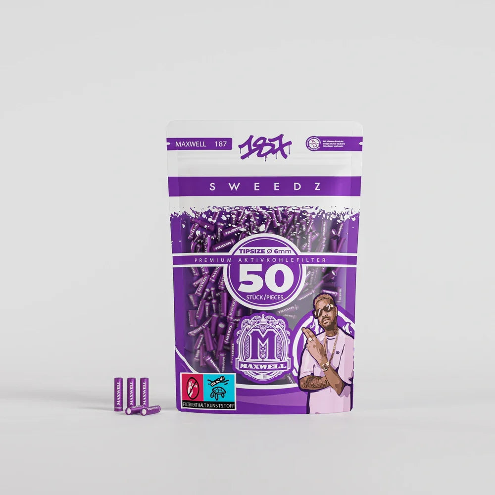 MedusaFilters x 187 Sweedz - 50er Pack - MAXWELL
