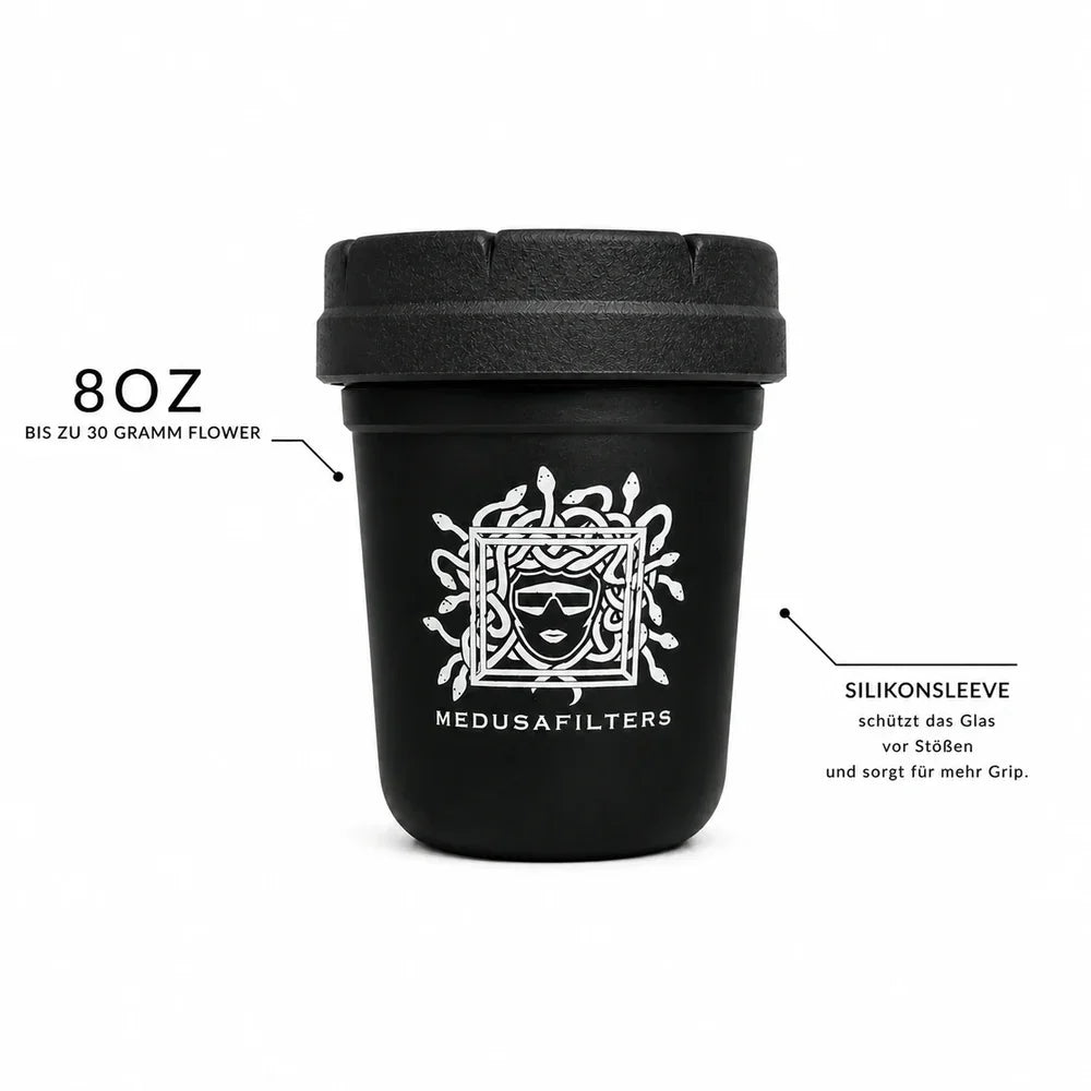 MedusaFilters x RE:STASH - Jar - 8 oz - black - 1 Stück