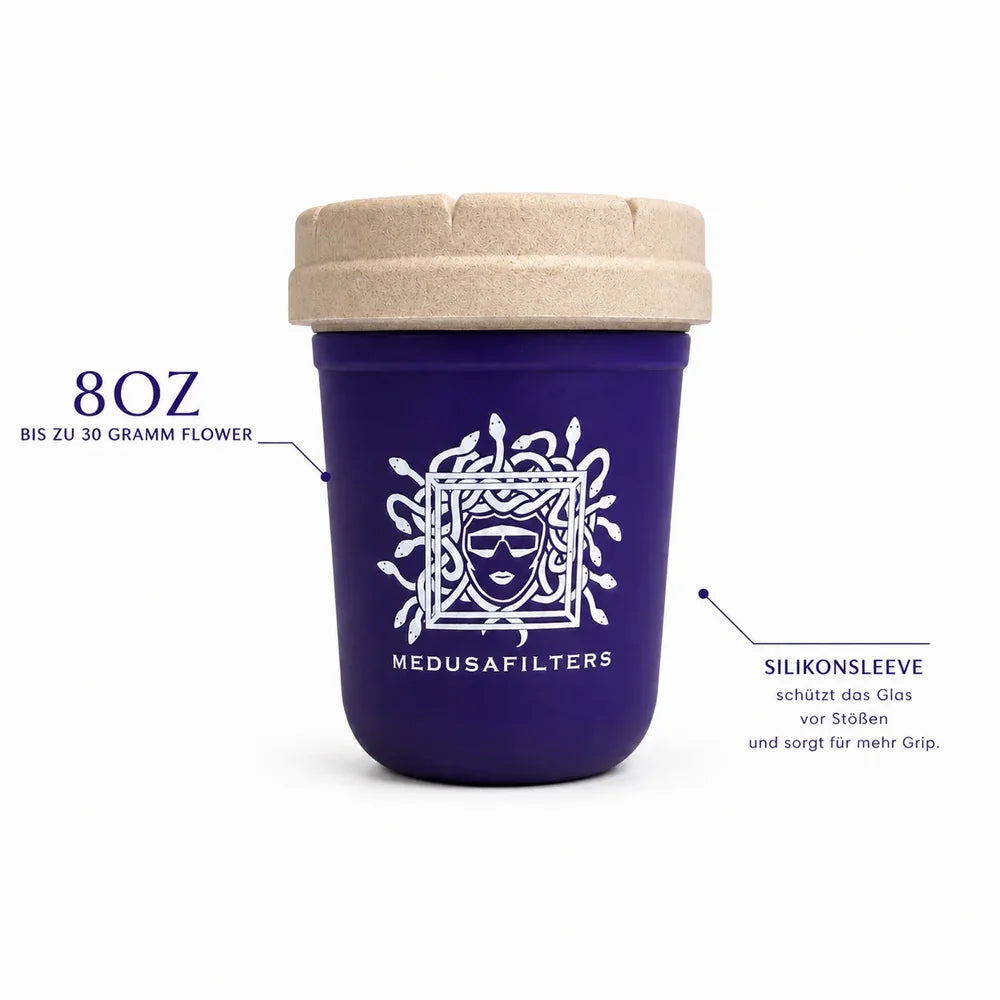MedusaFilters x RE:STASH - Jar - 8 oz - violet - 1 Stück