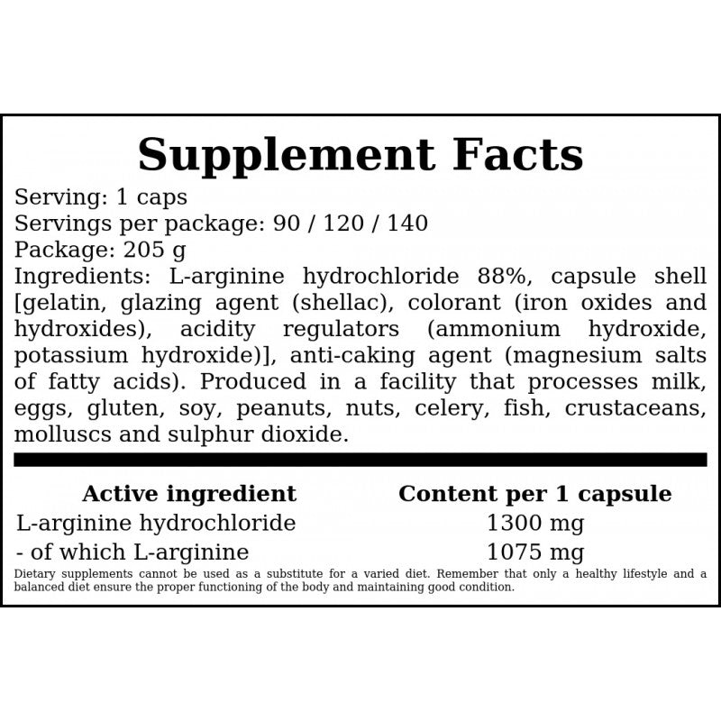 Mega Arginine - 140caps