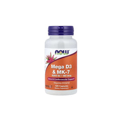 Mega D3 5000IU i K2 MK-7 180mcg - 120vcaps.