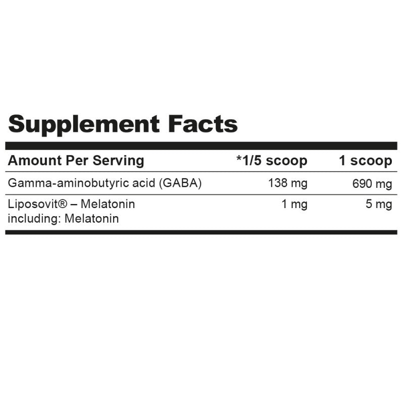 Melatonin 5 Liposovit + GABA - 200g