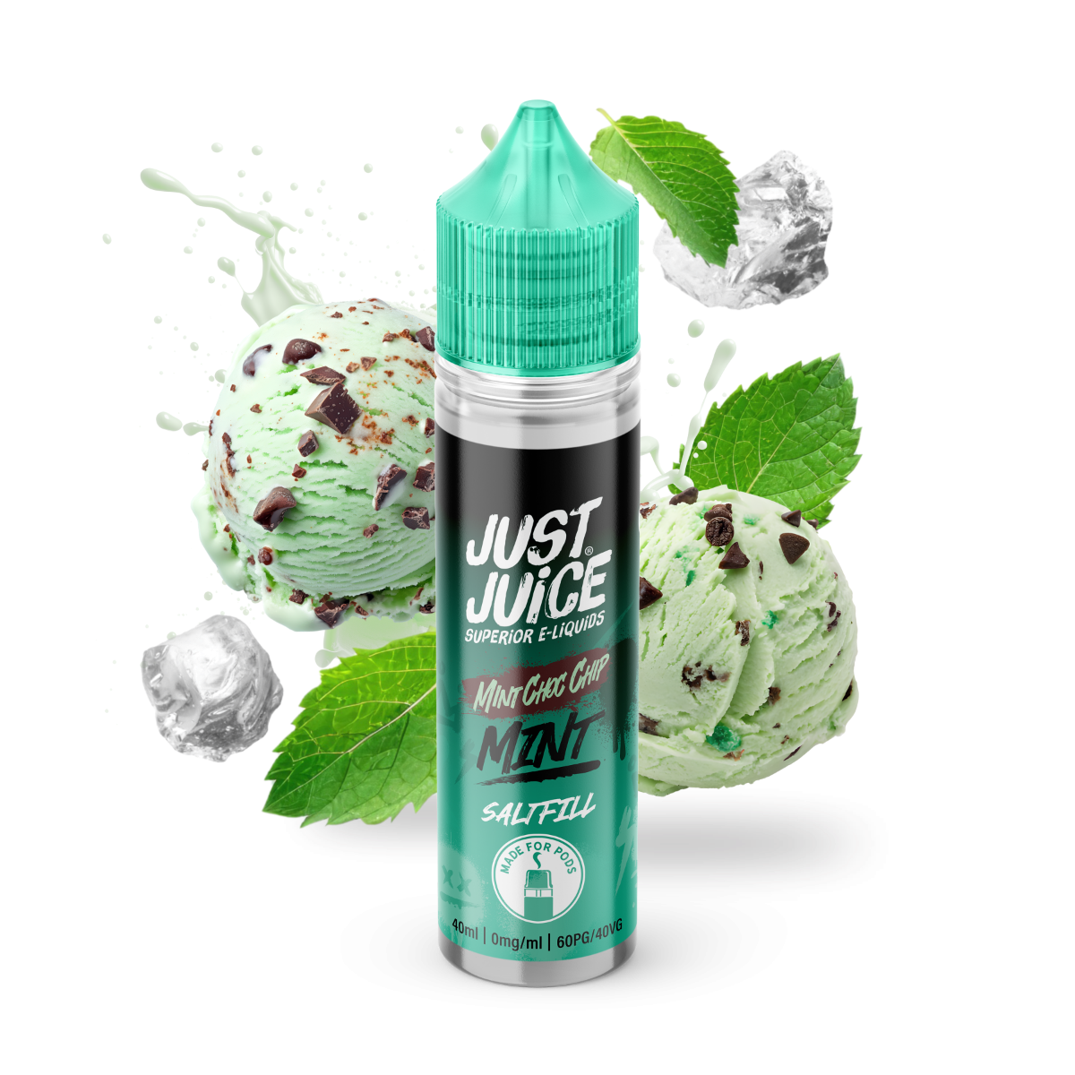 Just Juice MINT - Mint Choc Chip - 40ml - Shortfill