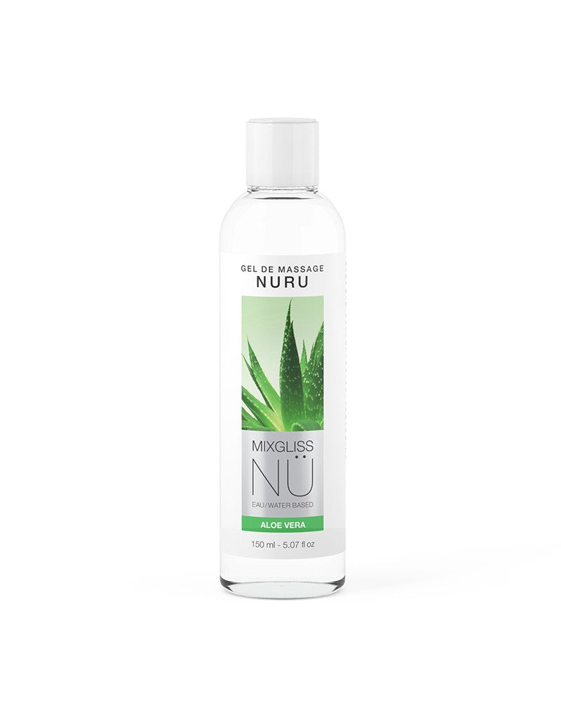 Mixgliss - NU Aloe Vera - 2-in-1 Massagegel und Gleitmittel auf Wasserbasis - 250 ml