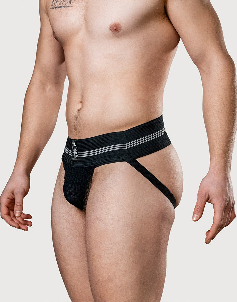 MM - Jockstrap - Schwarz (7,5 cm / 3 Zoll)