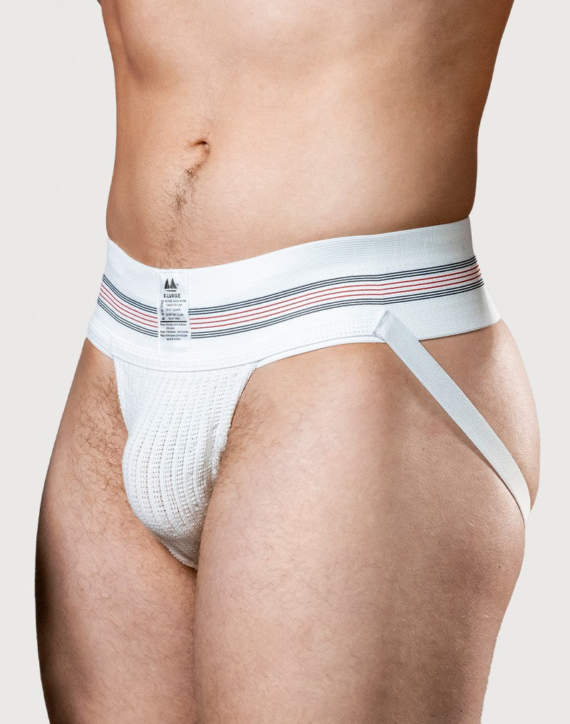 MM - Jockstrap - Weiß (7.5 cm / 3 Zoll)