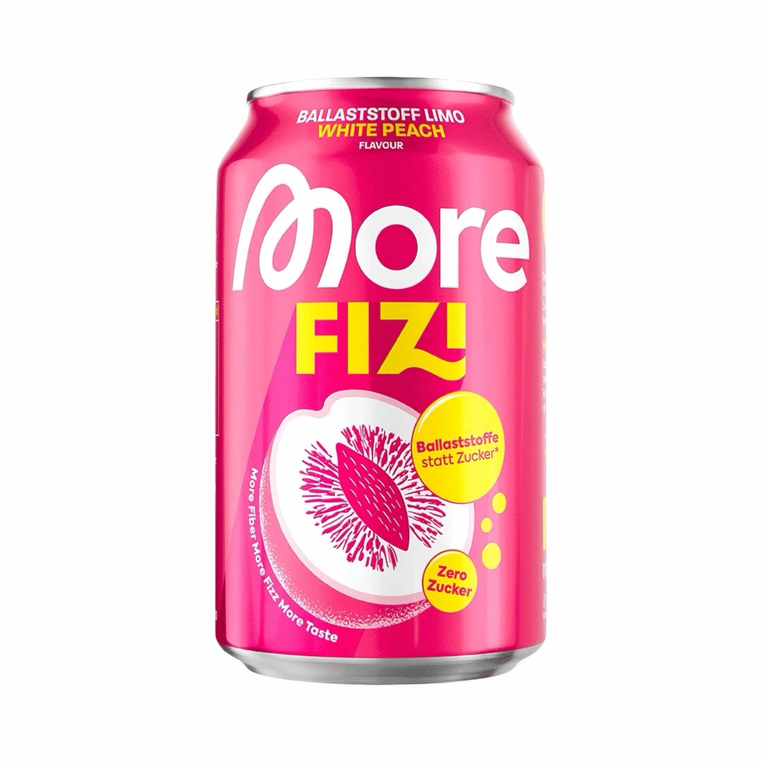 MORE FIZI - White Peach 330ml (DPG)