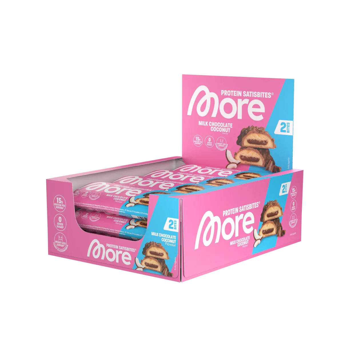 More Nutrition Protein Satisbites 12 x 2x25g