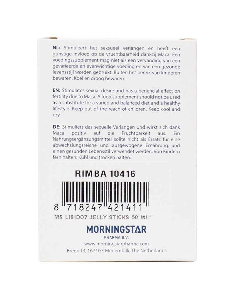 Morningstar - Libido7 Gelee-Sticks - 50 ml