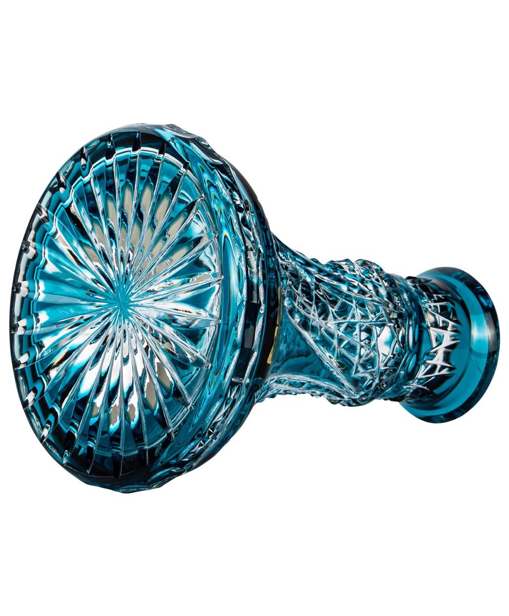 Moze x Caesar Crystal Steckbowl - Fan Cut - Blue