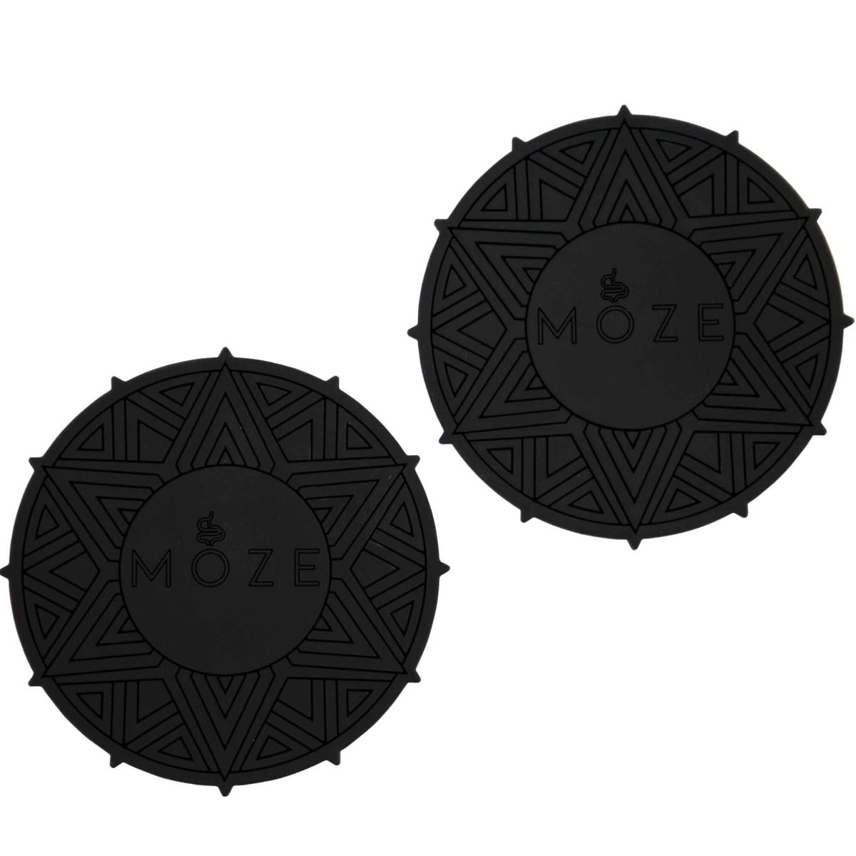 Moze Getränkeuntersetzer (2er Set) - Black