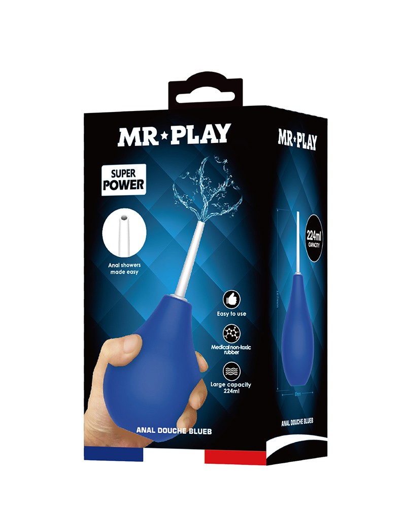 Mr. Play - Analdusche - BLUEB - Blau
